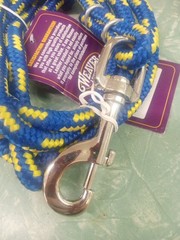 NWT Weaver Leather Rope Sheep & Goat Halter & Snap, Black. Multicolor, Blue
