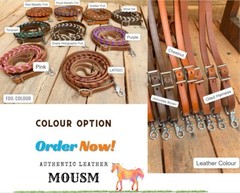 Soft Leather Reins Horse Reins Barrel Reins Laced barrel Rains leather Rains