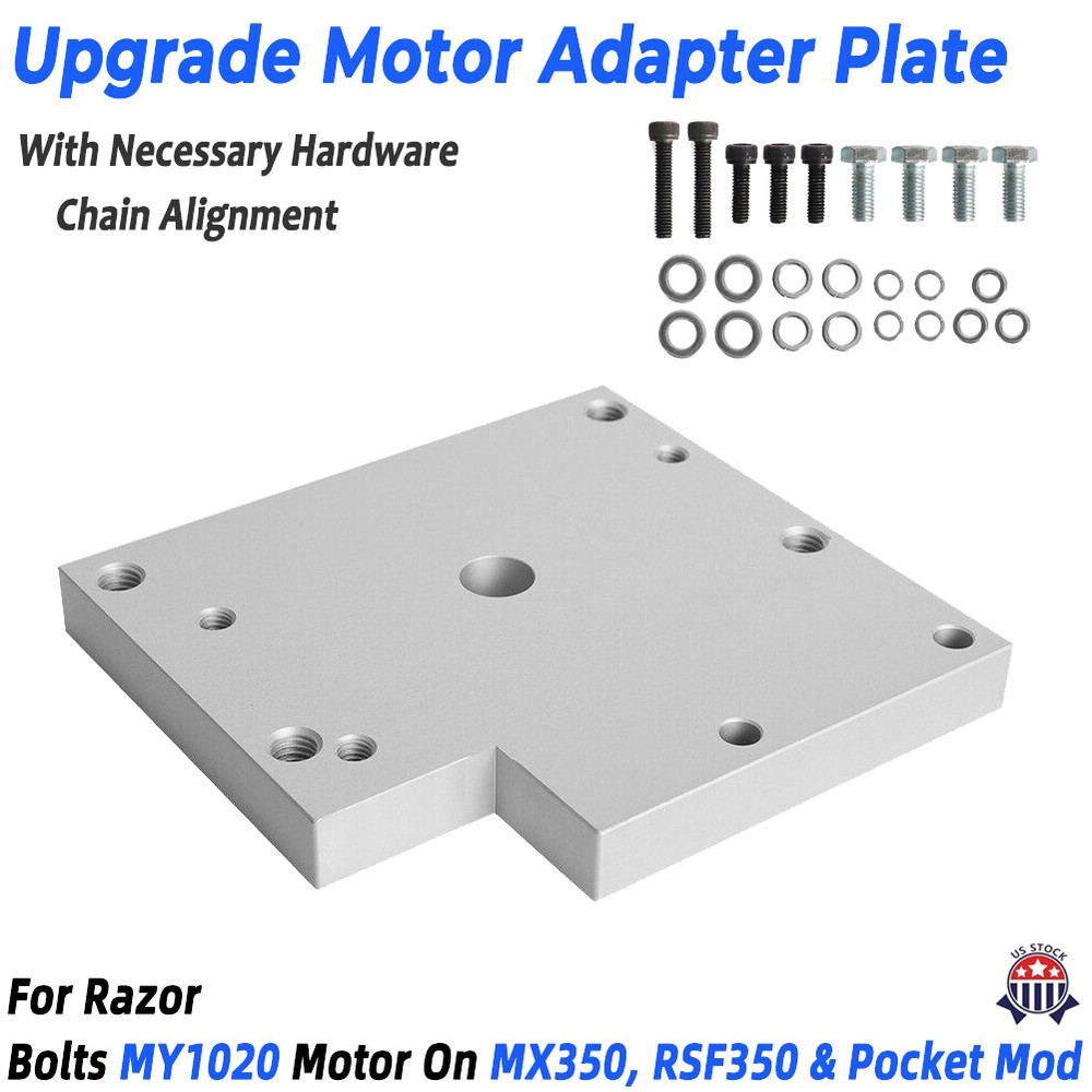 For Razor Upgrade Motor Adapter Plate MY1020 Motor On MX350, RSF350 & Pocket Mod