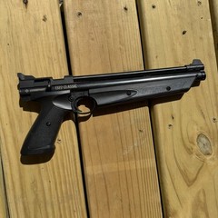 Crosman P1322 American Classic Pneumatic Pellet 22 Cal Air Pistol – Black