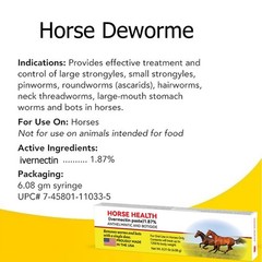 10 Pack In Box Paste Horse Dewormer Apple Flavor wormer EXP 1/2028