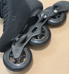 PowerSlide Theme 100 Dark Knight Inline Skates Men’s Size 6 EU 38 Women’s 7