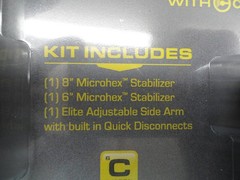 Bee Stinger Microhex 8″ and 6″ Stabilizer Kit w/countervail Matte black
