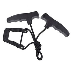 Compound Bow Crossbow Rope Cocking Device Pull Aid 4-Finger Silicone Wrapped