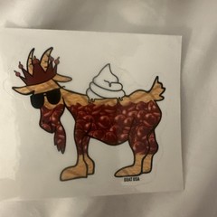 GOAT USA Sticker Lot of 8 Rare Vinyl Goat Decals Patriotic Pizza 250 USA