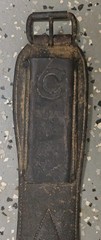 Vintage Leather Saddle Cinch Strap/Girth 34″ Long 4″ Wide