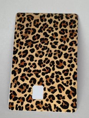 Leopard Print Credit Card Skin Trendy Animal Print Card Cover Waterproof Design