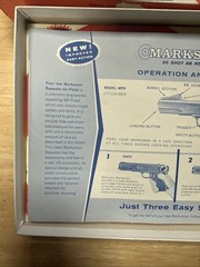 MARKSMAN .177 BB , Pelllet or Dart Repeater Air pistol with manual