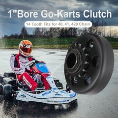1″ Inch Bore Centrifugal Clutch 14 Tooth Mini Bike Go Kart 40/41/420 Chain 13 HP