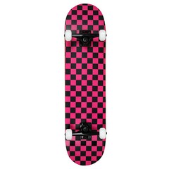 Krown Rookie Skateboard Complete Black/Pink Checker 7.75″