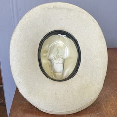Vintage Stetson Tom Mix Cowboy Hat Silverbelly 1940s 50s Bucking Bronco 7 1/8”