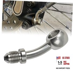 AN3 (3/8’‘) Male Banjo Fitting with 10mm Banjo Eye for AN3 PTFE Brake 28 Degree