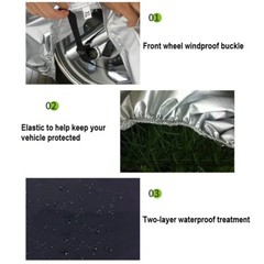 Waterproof Motorcycle Bike Scooter UV Protector Dust Rain Cover S M L XL XX XXL