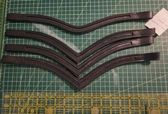 Leather Empty Channel Browbands; Sizes 15-17″; Various Styles