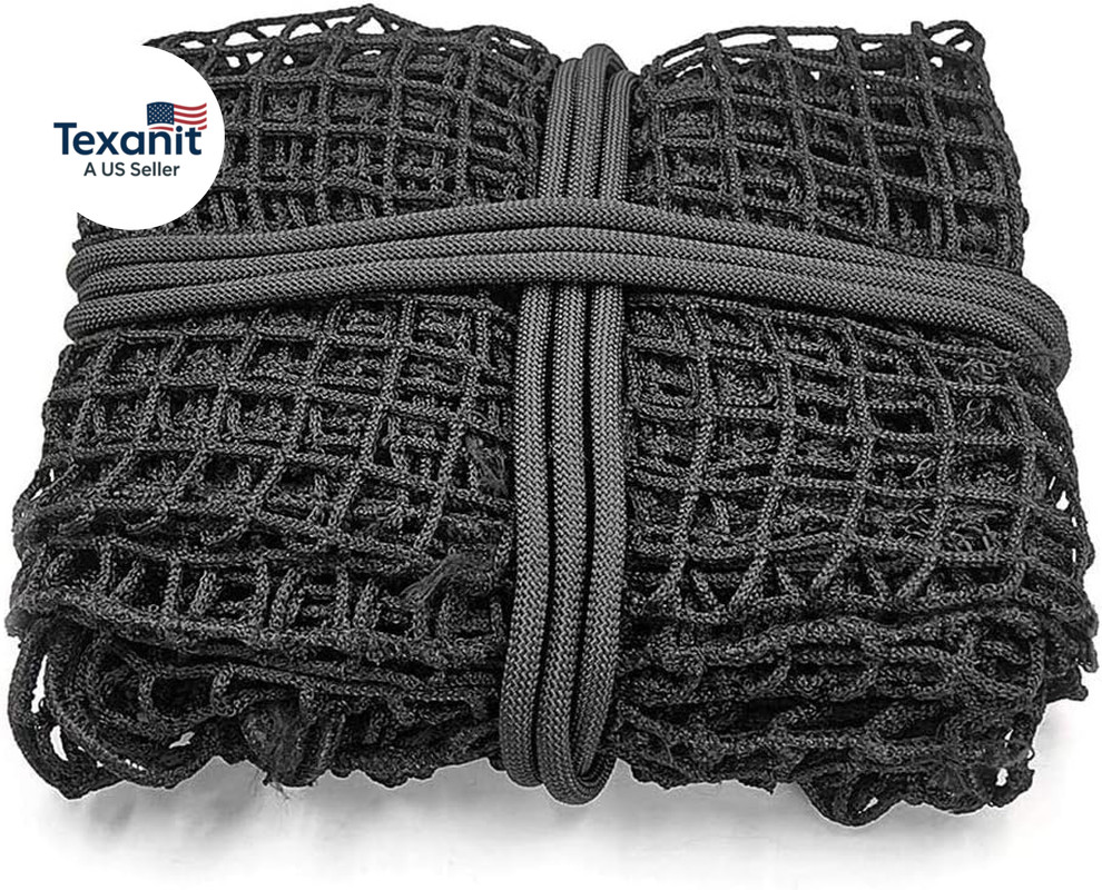 Aoncky Knotless Hay Net for Horses, Large Slow Feed Hay Bag 47 Inches, Fits 36X1