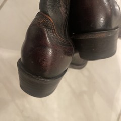 DAN POST WESTERN BOOTS LEATHER BLACK brown SZ 7 D