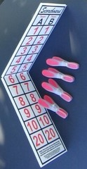 SCOREBOARD, for Washers toss games, other outdoor games, (Will score up to 30)