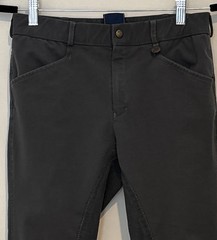 Ovation Ladies Riding Breeches Full Seat Size 30 R Equestrian Pants Stretch Gray