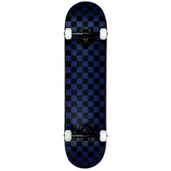 Krown Rookie Skateboard Complete Black/Blue Checker 7.75″
