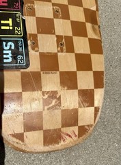 Powell Peralta Ripper Skateboard Deck Ripper Checkerboard Graphic Art