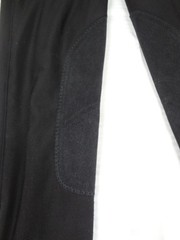 OVATION CLASSIC RIDING BREECHES BLK MEDIUM WOMEN PANTS KNEE PATCHES STRETCH K478