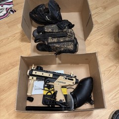 Tippmann Cronus PowerPack Basic Tan Includes 90gram Tank, JT Raptor Goggle,