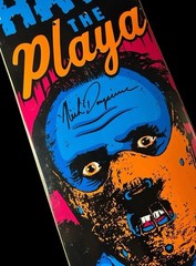 RARE SIGNED Nick Dompierre Hannibal Dont Hate The Playa Real Skateboard Deck NEW