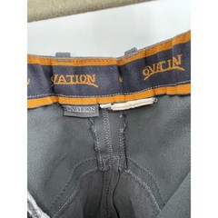 Ovation Equestrian Full Seat Riding Breeches Gray Size 26 Inseam 24