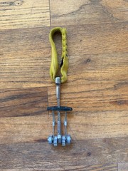 Vintage Trad Climbing Cam Rack WILD COUNTRY CHOUINARD BLACK DMND METOLIUS 10 Pcs