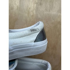 Vans Slip-On Pro Iridescent Holographic Silver White Mens Skate Shoes 500714 8