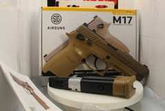 SIG SAUER P320-M17 .177 Caliber 20rd CO2 Coyote Tan Air Pistol (AIR-M17-177)