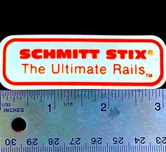 Vtg 1980s Schmitt Stix Skateboards The Ultimate Rails Sticker In DayGlow Orange￼
