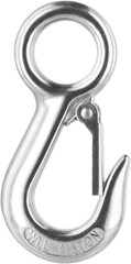 4 Pack 304 Stainless Steel Safety Snap Hooks 4 5/8in Fast Eye 1100lb Heavy Loads