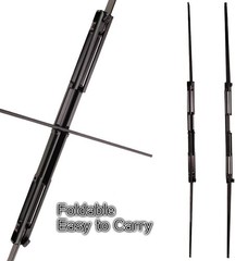 40/60lbs Archery Foldable Bow Outdoor Hunting Folding Longbow Bow Shooting Arrow