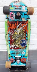 Powell Peralta 1987 Skateboard Steve Caballero Dragon & Bats Tracker Trucks Vtg.