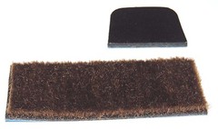 Traditional HAIR RUG & LEATHER Adhesive ARROW REST Archery RECURVE & LONGBOW