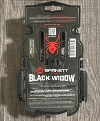 New Barnett Black Widow Folding Slingshot Soft Touch Grip & Magnum Power Bands