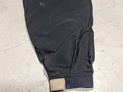 Vintage Flite Suit Skydiving Jumpsuit Rainbow Stripes Black (US)