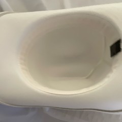 White Western Cowboy Hat 65% Polyester 35% Cotton Blend Made in China