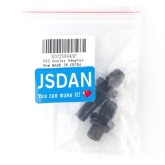 JSDAN 4L80E 6 AN x 1/4NPS Transmission Cooler 6 inches, 6AN 2PCS
