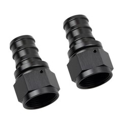 16AN (1-5/16×12) Straight Push Lock Hose Fitting End Adapter for 16AN, 0 Degree