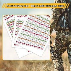 AOLAMEGS Archery Sight Tape, Weatherproof Bow Sight Tapes and Calibration Tapes,