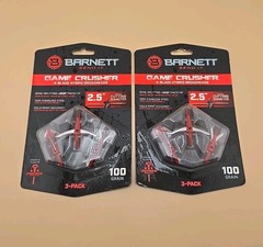 Lot 2 Barnett Gamecrusher Hybrid Broadheads 100 gr. 3 pk. Crossbow 2.5 DIAMETER