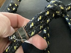 8′ Long Black and White Rope