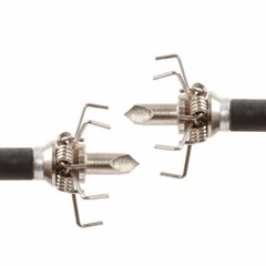 12x 100 Grain Small Game Broadheads Judo & Hammer Arrow Tips Screw-in Arrowheads