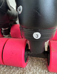 Pink Super Nitro Women’s Roller Skates Size 3 — Indoor/Outdoor Quad