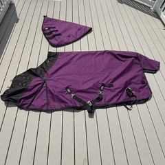 80″ Schneider’s Storm Shield Classic Turnout Blanket & Matching Hood