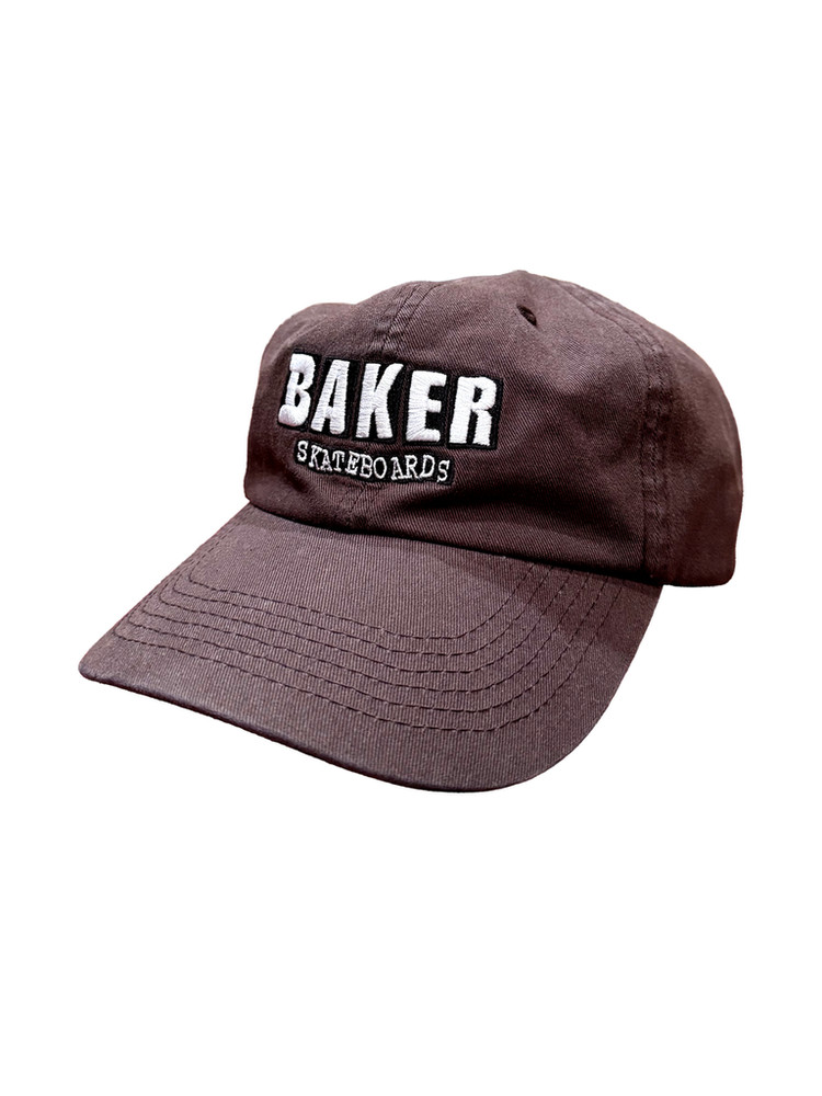 Baker Skateboards Classic Logo Brown Snapback Dad Hat