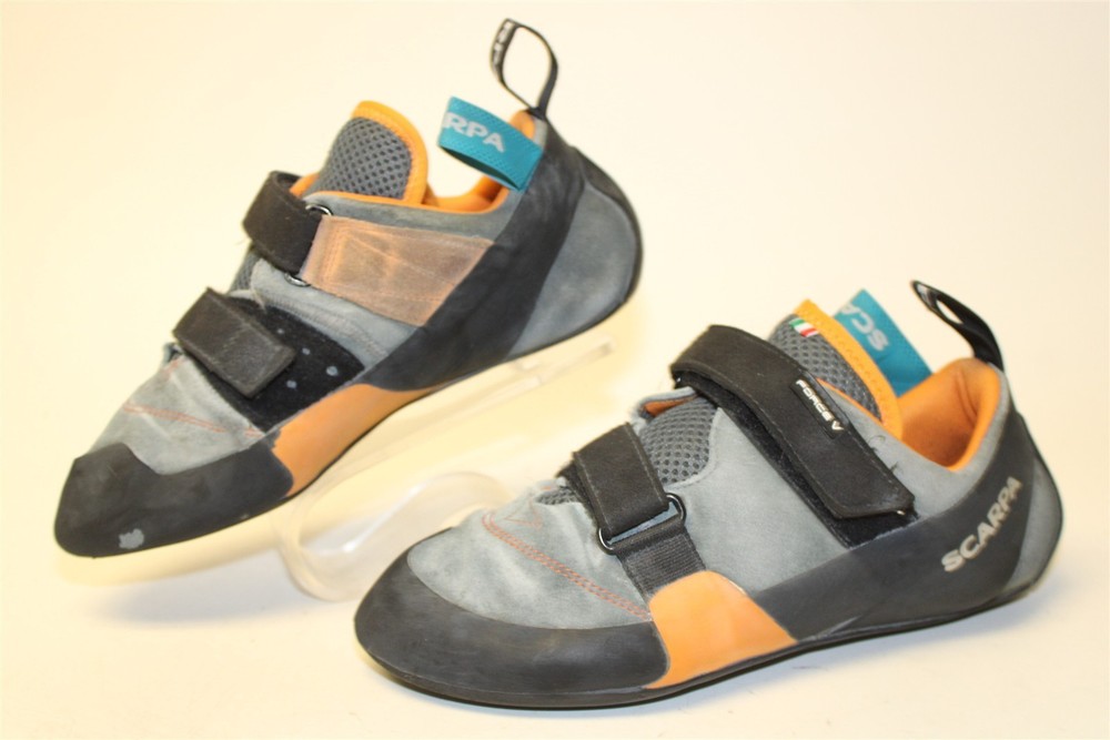 Scarpa Italy Made Force V Mens 10 43 Womens 11 Performance Rock Climbing Shoes