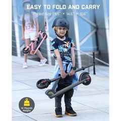 FanttikRide C9 Electric Scooter for Kids Adjustable Handlebars